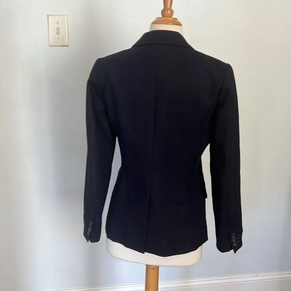 J. Crew Super 120's Cotton Academia Classic Blazer Jacket Size 2‎